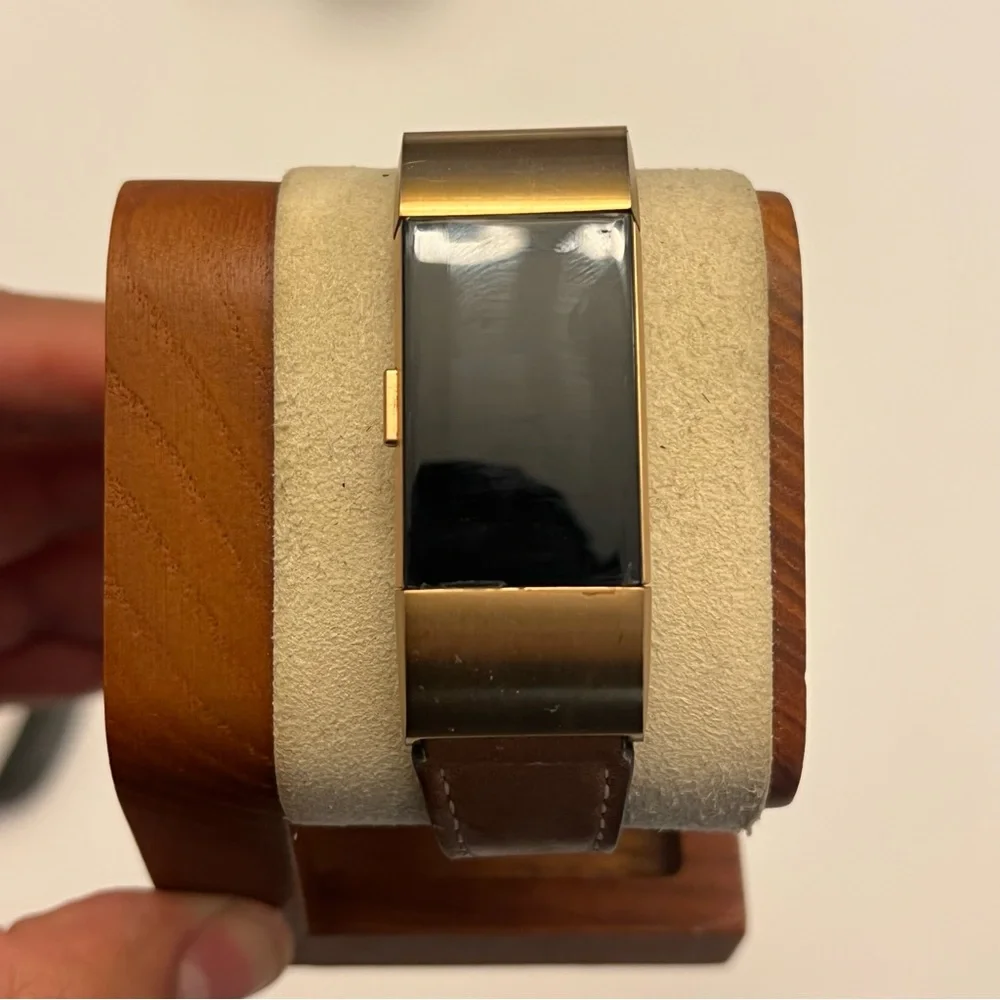 Fitbit Charge 2, Charger Included, Gold Case,‎ Special Edition, Leather band